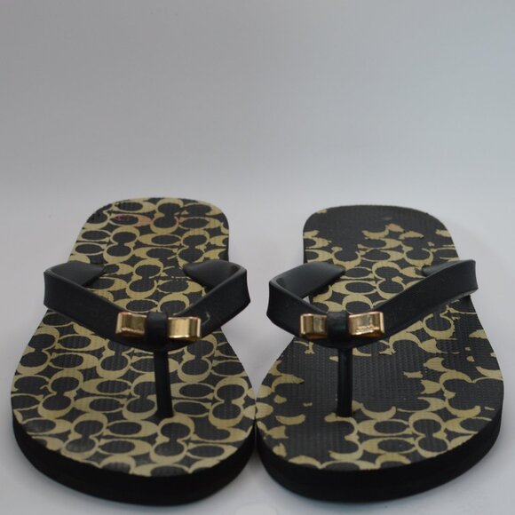 Coach Brianna Flip Flops Size 7 - Picture 1 of 4